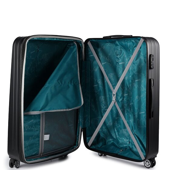 Benzi 5493 4 Rollen Trolley M 66 cm mit Dehnfalte