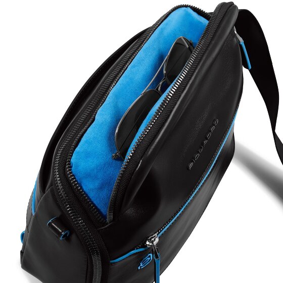 Piquadro Blue Square Umhängetasche Leder 27 cm