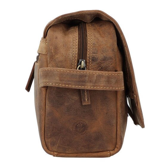 Greenburry Vintage Kulturbeutel Leder 27 cm