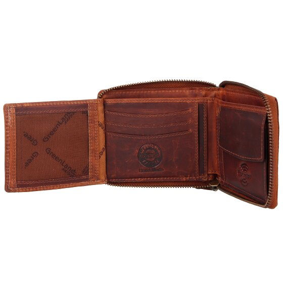 Greenland Nature Soft & Safe Geldbörse RFID Leder 12 cm