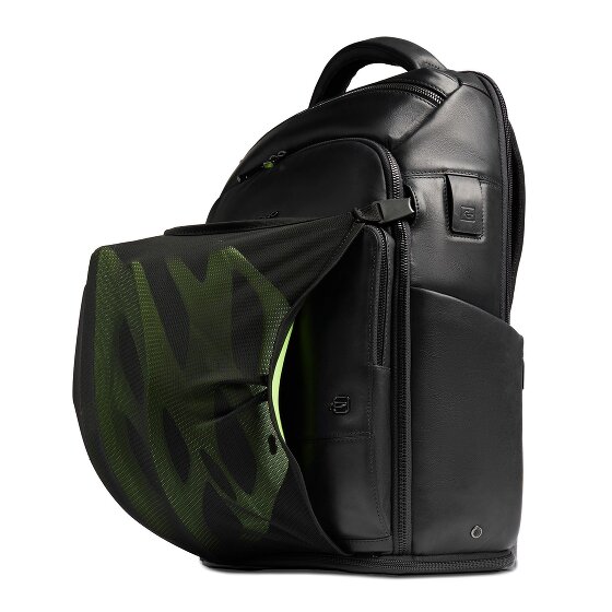 Piquadro Zaino Reiserucksack RFID Leder 44 cm Laptopfach
