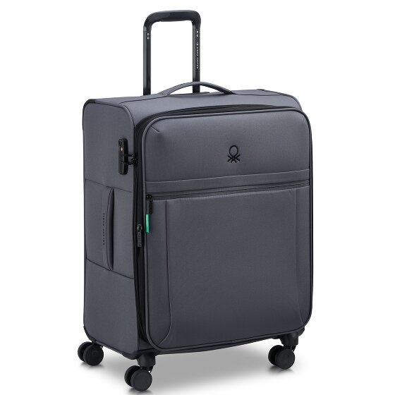 Delsey Paris x United Colors of Benetton BE 4-Rollen Trolley 65 cm mit Dehnfalte