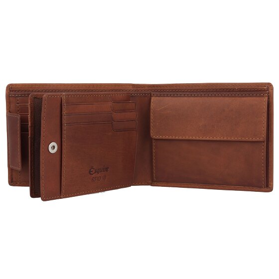 Esquire Dallas Geldbörse RFID Schutz Leder 13.5 cm