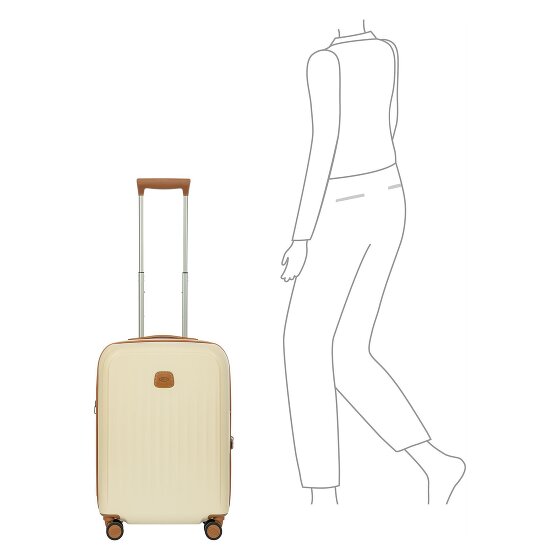 Bric's Taormina 4 Rollen Trolley S 57 cm mit Dehnfalte