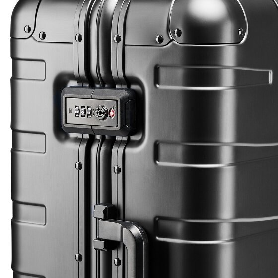 Redolz Pro Aluminium 4-Rollen Trolley L Aluminium 77 cm