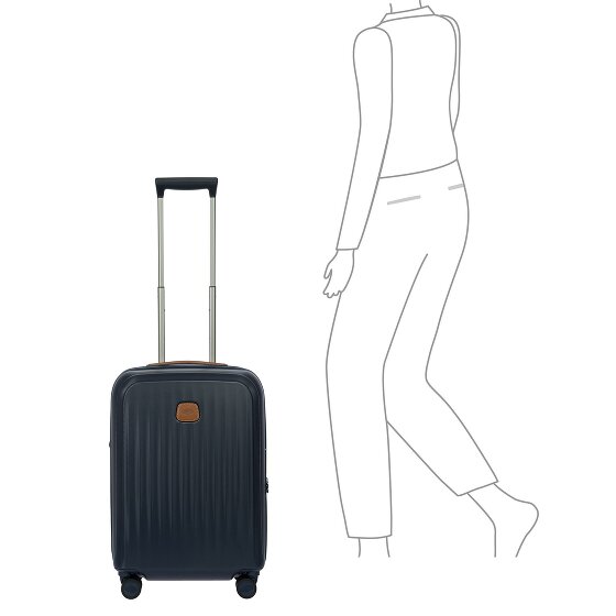 Bric's Taormina 4 Rollen Trolley S 57 cm mit Dehnfalte