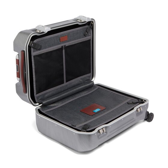 Piquadro PQLM 4-Rollen Kabinentrolley 55 cm Laptopfach