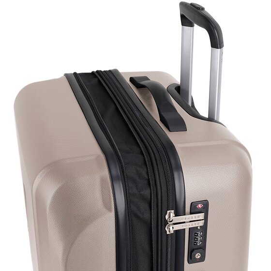 Gabol Ocean 4 Rollen Kabinentrolley 55 cm mit Dehnfalte