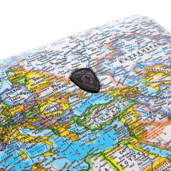 Heys Black Camo 4 Rollen Trolley M 66 cm mit Dehnfalte