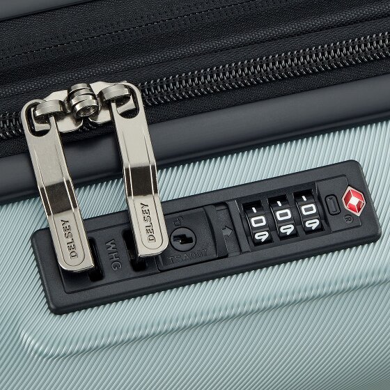 Delsey Paris Air Armour 4 Rollen Kabinentrolley 55 cm mit Dehnfalte