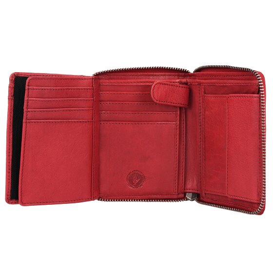 Greenburry Vintage Washed Geldbörse Leder 10 cm