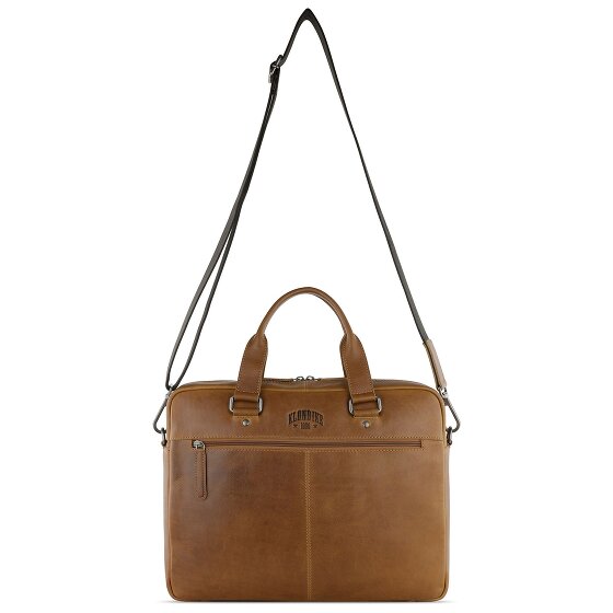 Klondike 1896 Gold Brain Aktentasche Leder 35 cm Laptopfach