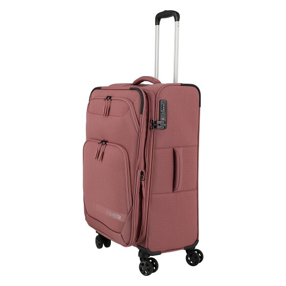 Travelite Kick Off 4 Rollen Trolley M 67 cm mit Dehnfalte