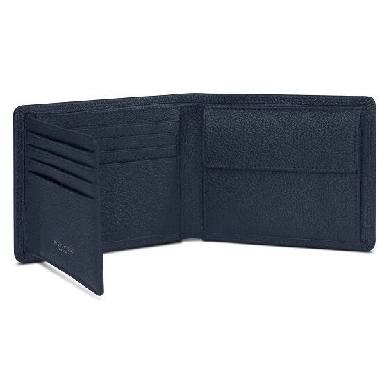 Redolz Leather Essentials QF Geldbörse RFID Leder 12 cm ausklappbar
