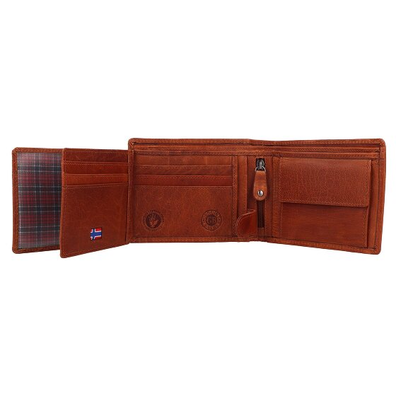 Greenburry House of Norway Geldbörse RFID Schutz Leder 13 cm