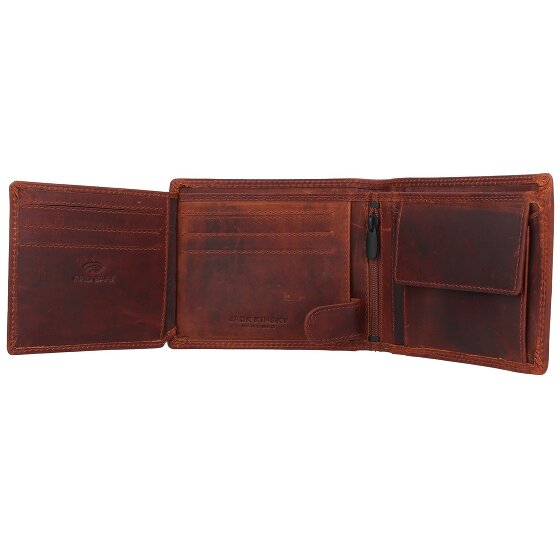 Jack Kinsky Monterey Geldbörse RFID Schutz Leder 13 cm