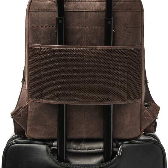 Castelijn & Beerens Carisma Rucksack RFID Leder 40 cm Laptopfach