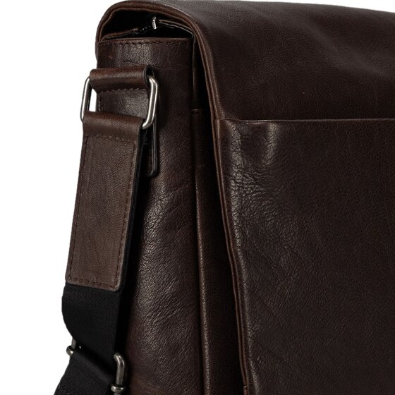 Jost Glasgow Aktentasche RFID Schutz Leder 34 cm Laptopfach
