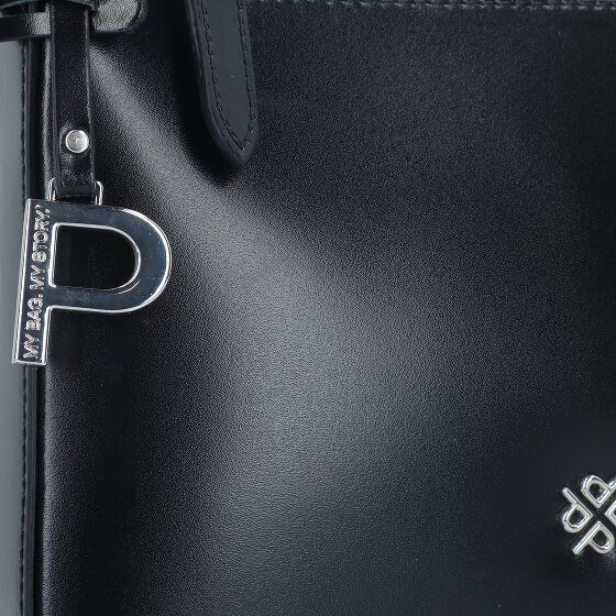 Picard Black Tie Black Tie Umhängetasche Leder 21 cm