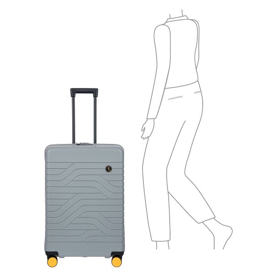 Bric's B|Y Ulisse 4 Rollen Trolley 71 cm mit Dehnfalte