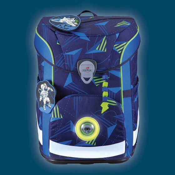 DerDieDas ErgoFlex Easy LED Schulranzen-Set 5-teilig