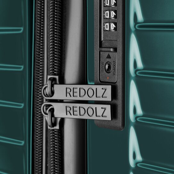 Redolz Essentials 18 4 Rollen Kabinentrolley 55 cm mit Dehnfalte