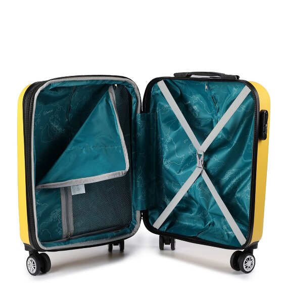 Benzi 5493 4 Rollen Kabinentrolley S 53 cm mit Dehnfalte