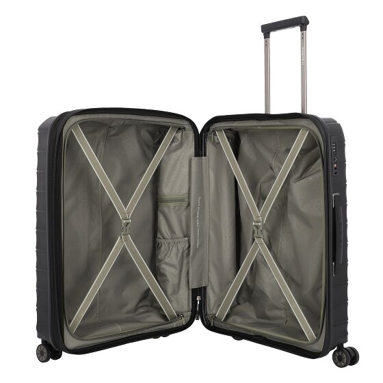 Travelite Mooby 4 Rollen Trolley M 66 cm mit Dehnfalte
