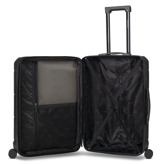 Police London 4 Rollen Kofferset 3-teilig mit Dehnfalte