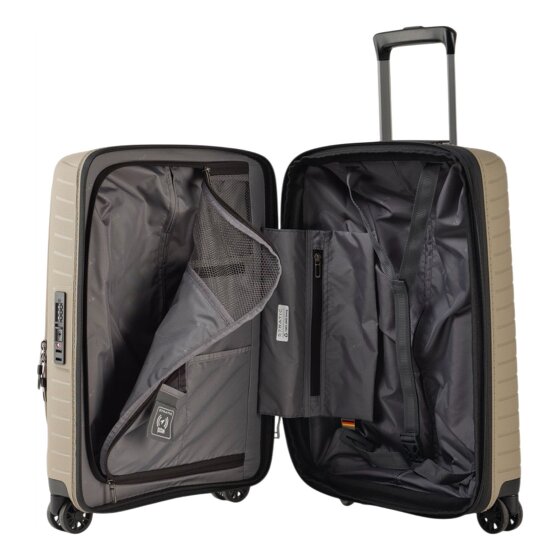 Stratic Novium 4 Rollen Kabinentrolley S 55 cm Laptopfach mit Dehnfalte