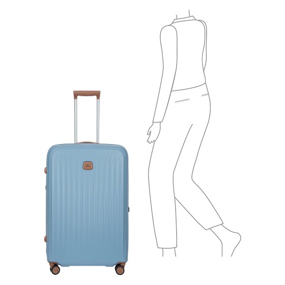 Bric's Taormina 4 Rollen Trolley 75 cm mit Dehnfalte