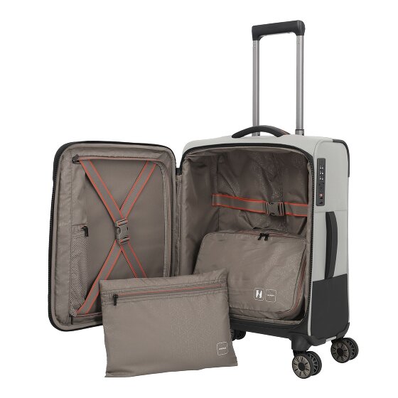 Travelite Crosslite 5.0 4 Rollen Kabinentrolley S 55 cm Laptopfach