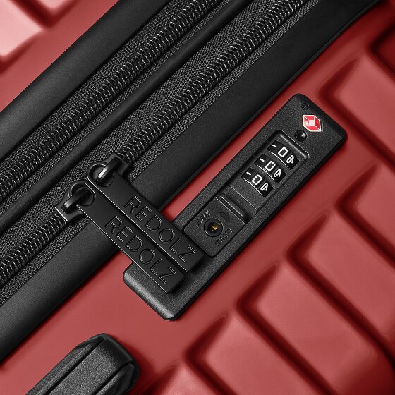 Redolz Essentials 18 4 Rollen Trolley 66 cm mit Dehnfalte