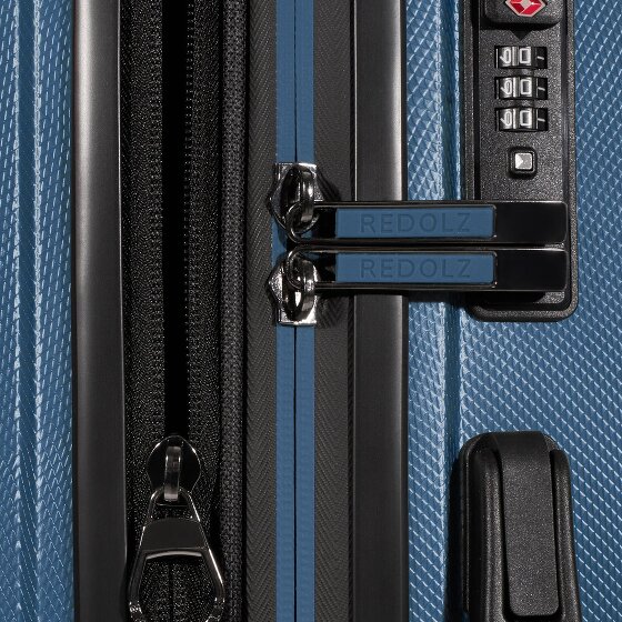 Redolz Essentials 14 4-Rollen Kofferset + Beautycase 4 tlg. mit Dehnfalte