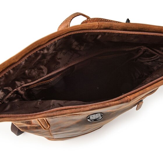 Jack Kinsky Baltimore 15 Business-Rucksack Leder 43 cm Laptopfach