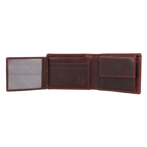 Greenburry Rugged Geldbörse RFID Schutz Leder 11.5 cm