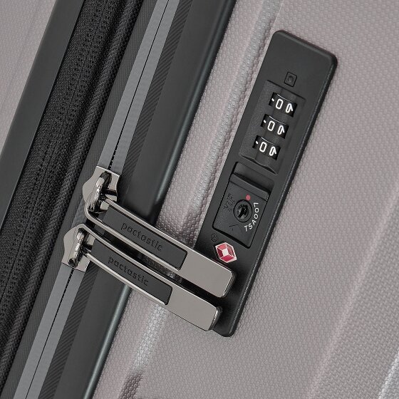 Pactastic Collection 01 4 Rollen Trolley M 67 cm mit Dehnfalte