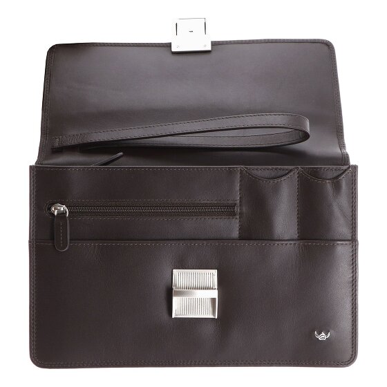 Golden Head Polo Herrentasche Handgelenktasche Leder 23 cm