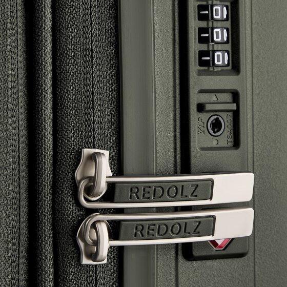 Redolz Essentials 01 4 Rollen Kofferset 3-teilig mit Dehnfalte