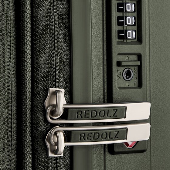 Redolz Essentials 01 4 Rollen Kofferset 3-teilig mit Dehnfalte