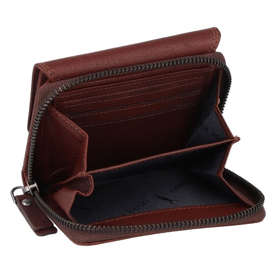 Jack Kinsky Geldbörse RFID Schutz Leder 11 cm