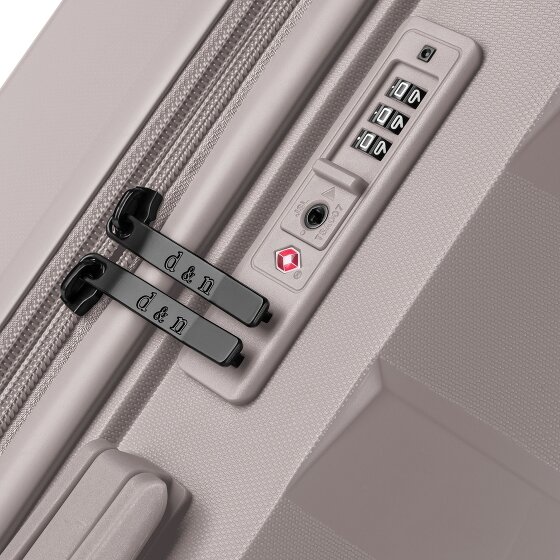 d&n South Dakota 4 Rollen Trolley L 76 cm mit Dehnfalte