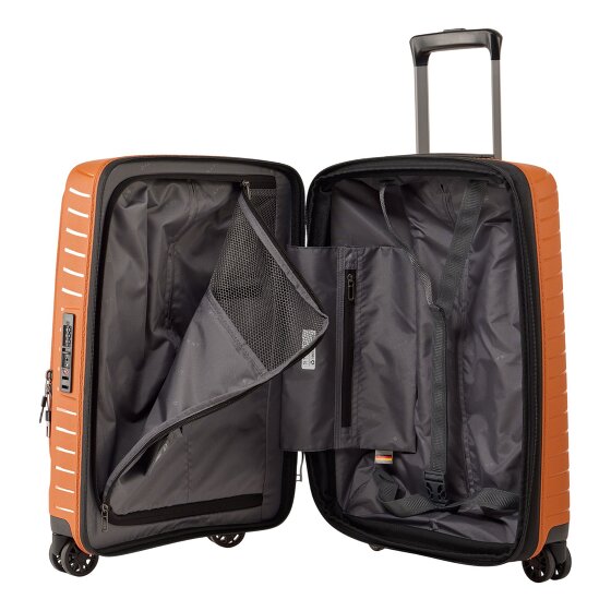 Stratic Novium 4 Rollen Kabinentrolley S 55 cm Laptopfach mit Dehnfalte