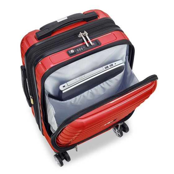 Delsey Paris Shadow 5.0 4-Rollen Kabinentrolley 55 cm Laptopfach mit Dehnfalte