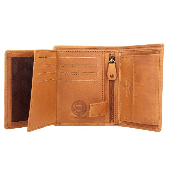 Greenland Nature GreenLand NATURE Geldbörse RFID Schutz Leder 9 cm