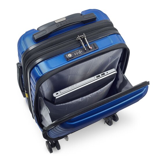 Delsey Paris Shadow 5.0 4 Rollen Kabinentrolley 55 cm Laptopfach mit Dehnfalte