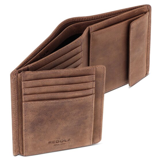 Redolz Leather Essentials HF Geldbörse RFID Leder 9,5 cm
