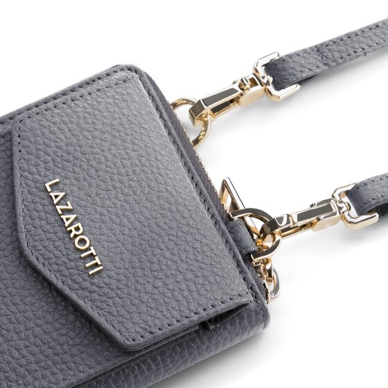 Lazarotti Bologna Leather Zip-Around Geldbörse Handytasche Leder 19 cm