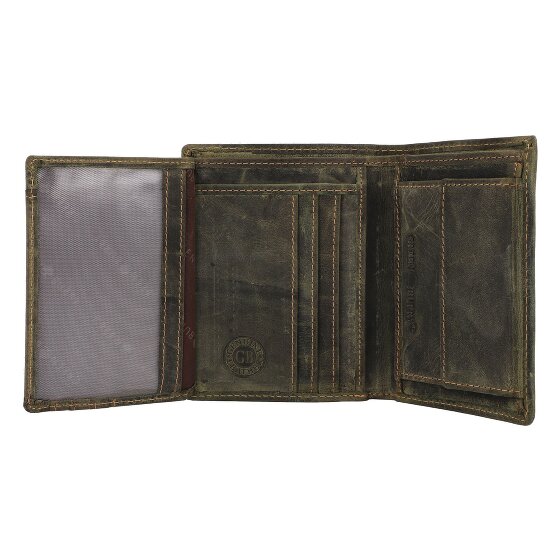 Greenburry Vintage Geldbörse Leder 9.5 cm