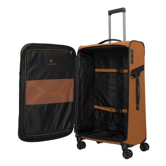 Travelite Briize 4 Rollen Trolley L 78 cm mit Dehnfalte